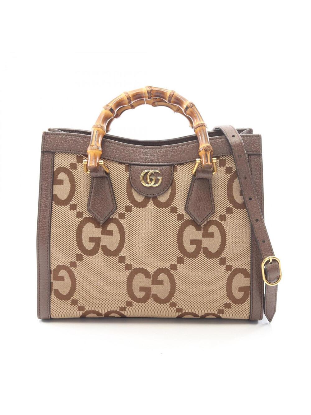 Gucci Diana Nm Bamboo Handle Tote Jumbo #350389G19B